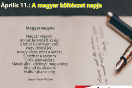 Magyar költészet napja: április 11.